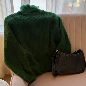 Forest Green Mohair/wool Sweater